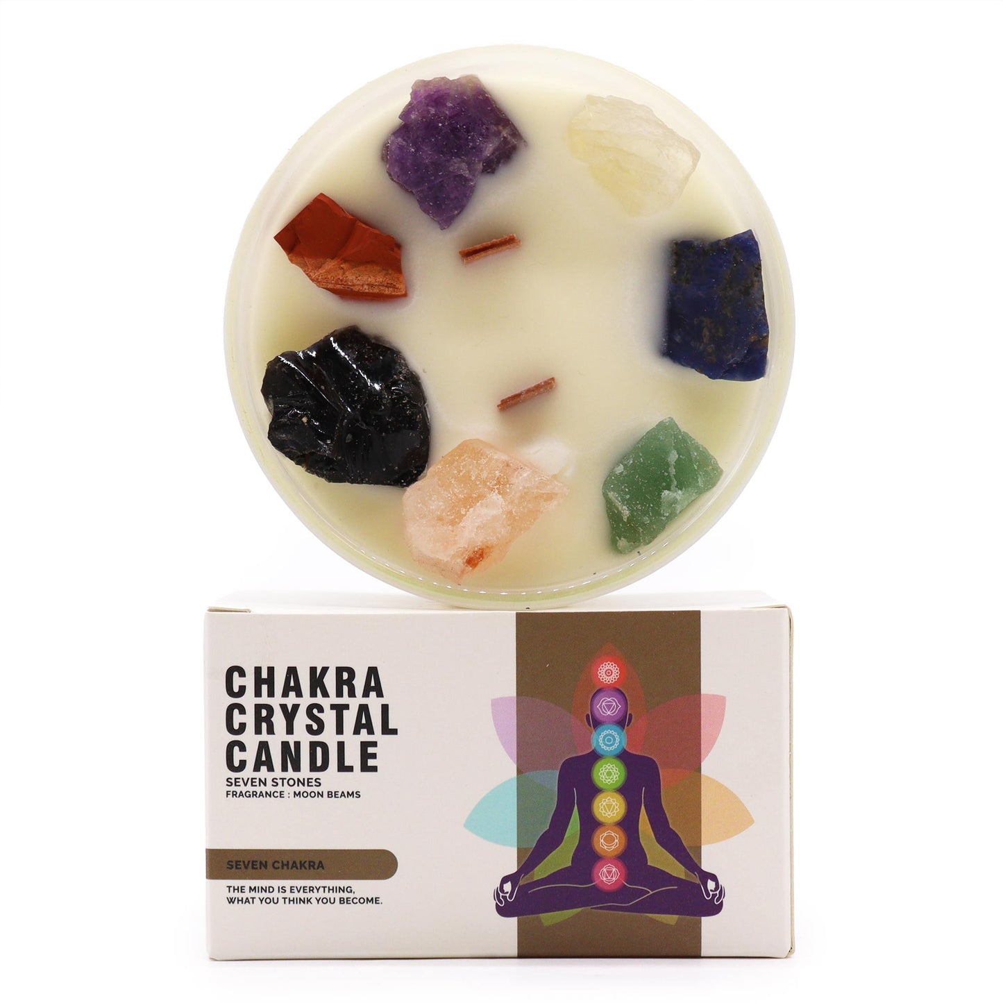 Vela de Cristal - 7 Chakras