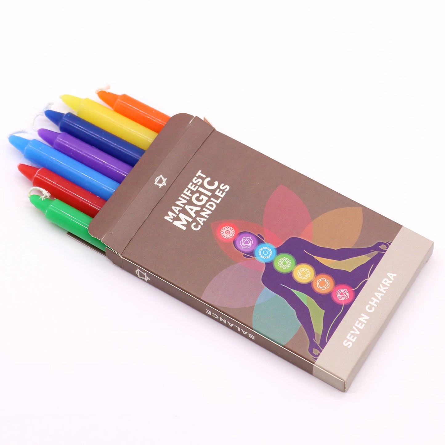 Velas del Manifiesto de los Siete Chakras – Pack de 7 velas