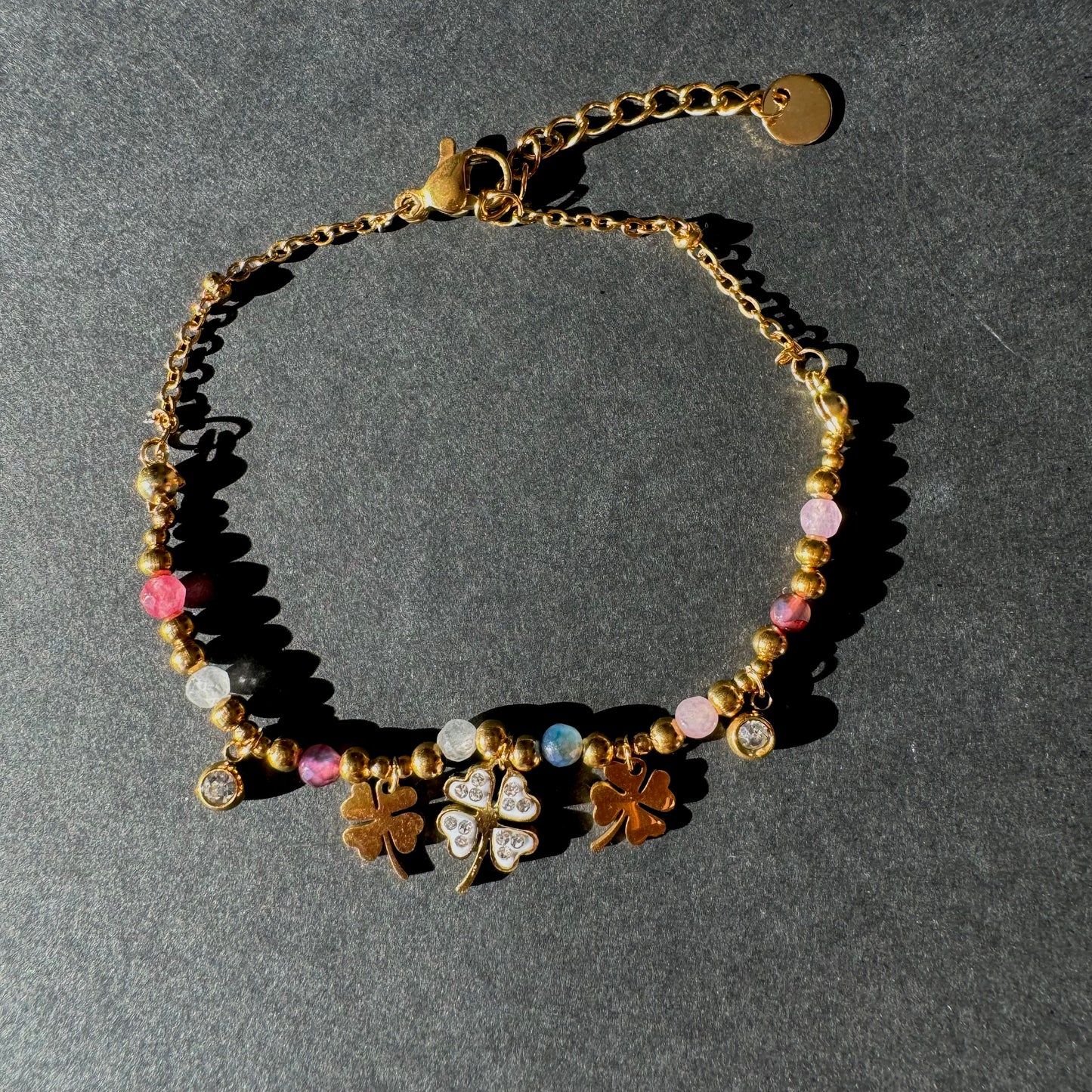 Pulsera Trébol de la Suerte - Amuleto de Protección y Buena Fortuna